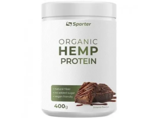 Протеїн конопляний Sporter Organic Hemp Protein брауні, 400 г