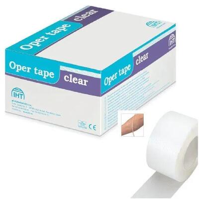 Пластырь медицинский Iberhospitex Oper Tape Clear на полимерной основе 2,5 см х 9,1 м, 1 штука