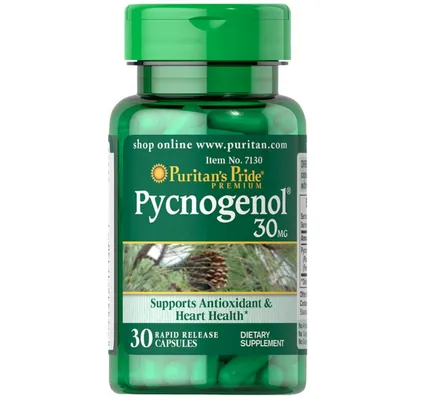 Пікногенол Puritan's Pride Pycnogenol 30 мг, 30 капсул