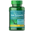 Со Пальметто Puritan's Pride Saw Palmetto Extract 320 мг, 60 капсул