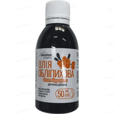 Обліпихова олія Solution Pharm по 50 мл у флак. пласт.