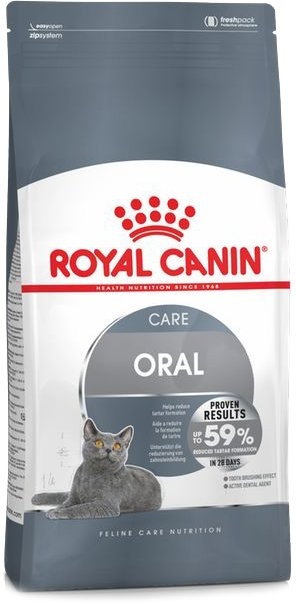 Корм сухой для котов Royal Canin Oral Care от 1 до 7 лет для уменьшения образования зубного камня, 400 г