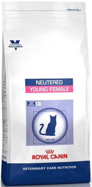 Корм сухой для кастрированных и стерилизованных кошек Royal Canin Young Female до 7 лет, 1,5 кг