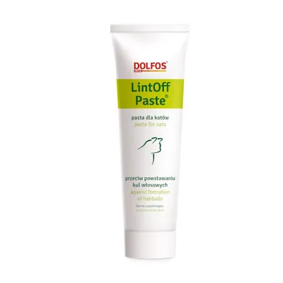Паста Dolfos Lintoff Paste для котів проти утворення грудок шерсті в шлунку, 100 г