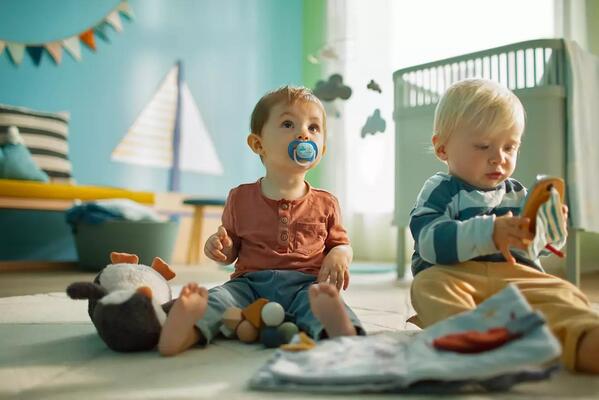 Пустышка силиконовая Philips Avent Ultra Air I love SCF080/03 ортодонтическая, 6-18 месяцев, для мальчиков, 2 шт