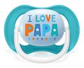 Пустышка силиконовая Philips Avent Ultra Air I love SCF080/03 ортодонтическая, 6-18 месяцев, для мальчиков, 2 шт