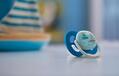 Пустышка силиконовая Philips Avent Ultra Air I love SCF080/03 ортодонтическая, 6-18 месяцев, для мальчиков, 2 шт