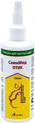 СкінМед Отік (ДЛЯ ТВАРИН) лосьйон для гігієни вух, 130 мл