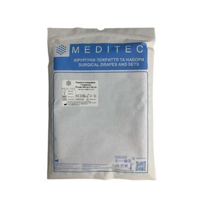 Покриття операційне Meditec стерильне 160 см х 240 см, СММС 35 г/м2, 1 штука