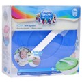 Набір для годування Canpol babies, тарілка з ложкою блакитна, 31/406_blu