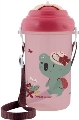 Поїльник Canpol babies Adventure зі складаною силіконовою трубочкою, бордовий, 4/107_bur, 400 мл