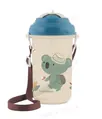 Поїльник Canpol babies Adventure зі складаною силіконовою трубочкою, синій, 4/107_blu, 400 мл