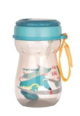 Поїльник Canpol babies 56/518 зі складаною силіконовою трубочкою і обтяжувачем, 350 мл
