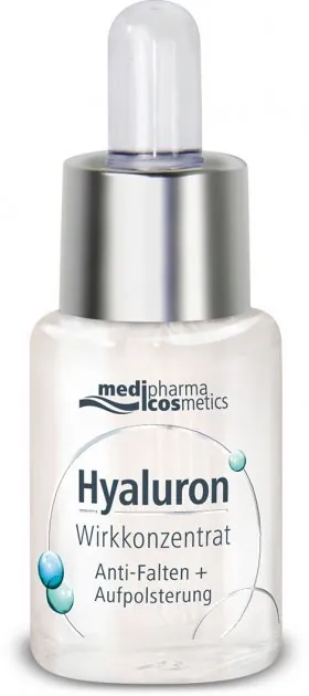 Сироватка для обличчя Medipharma Cosmetics Hyaluron активний гіалурон-концентрат проти зморшок для пружності, 13 мл