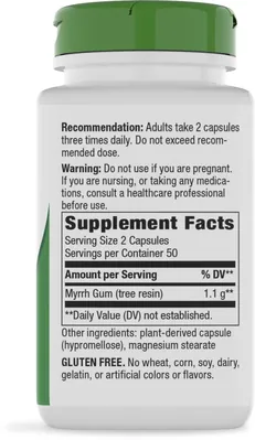 Мирри смола Nature's Way Myrrh Gum, 100 веганських капсул