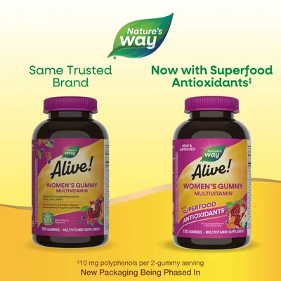 Мультивітаміни для жінок Nature's Way Alive! Women’s Gummy Multivitamin, 150 жувальних цукерок