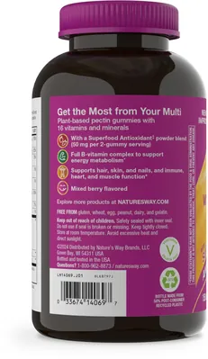 Мультивітаміни для жінок Nature's Way Alive! Women’s Gummy Multivitamin, 150 жувальних цукерок