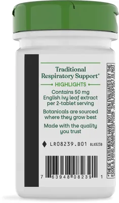Плюща екстракт Nature's Way Ivy Extract, 90 веганських таблеток