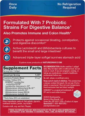Пробіотик Nature's Way Complete Probiotic Pearls, 30 м'яких капсул