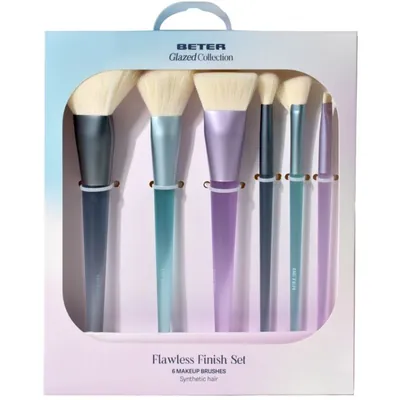 Набір пензликів для макіяжу Beter Glazed Collection, 6 штук
