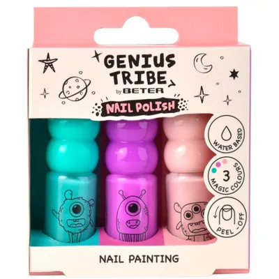 Набір Beter Genius Tribe лаків для нігтів 3 штуки, в асортименті
