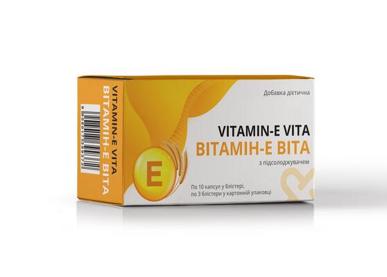 Вітамін-Е Віта VitaCore капсули №30 (10х3)
