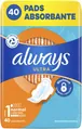 Прокладки гігієнічні Always Ultra Normal, 4 краплі, 1 розмір, 40 шт