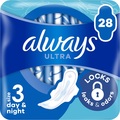 Прокладки гигиенические Always Ultra Day&Night, 6 капель, 3 размер, 28 шт