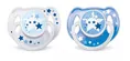 Пустушка силіконова Philips Avent Classic Нічна SCF176/22 ортодонтична, 6-18 місяців, 2 шт