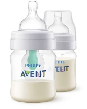 Бутылочка для кормления Philips Avent SCF810/24 Anti-Colic + клапан AirFree, 125 мл, 2 шт