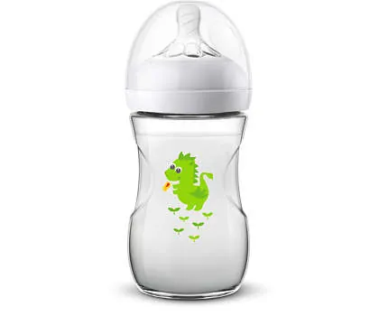 Пляшечка для годування Philips Avent Natural SCF070/24 з декором Дракон, 260 мл