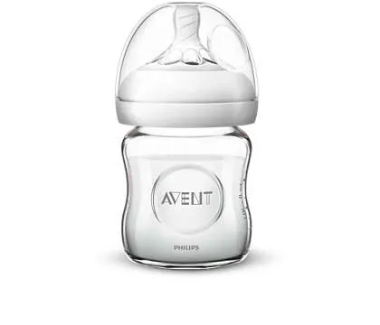 Пляшечка для годування Philips Avent Natural SCF051/17 (SCF671/17) скляна, 120 мл