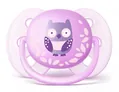 Пустушка силіконова Philips Avent Ultra Soft SCF227/20, 0-6 місяців, для дівчаток, 2 шт