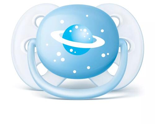 Пустышка силиконовая Philips Avent Ultra Soft SCF222/20, 0-6 месяцев, для мальчиков, 2 шт