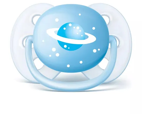 Пустушка силіконова Philips Avent Ultra Soft SCF222/20, 0-6 місяців, для хлопчиків, 2 шт