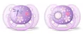 Пустушка силіконова Philips Avent Ultra Soft SCF227/22, 6-18 місяців, для дівчаток, 2 шт