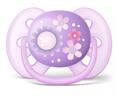 Пустышка силиконовая Philips Avent Ultra Soft SCF227/22, 6-18 месяцев, для девочек, 2 шт