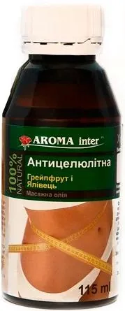 Олія масажна Aroma Inter Антицелюлітна, 115 мл