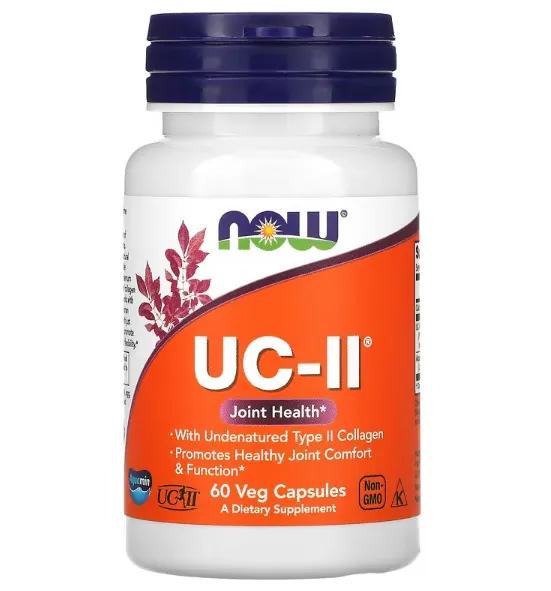 Колаген 2 типу NOW UC-II Type II Collagen вег. капсули №60