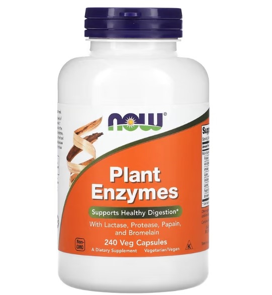 Ферменти Рослинні NOW Plant Enzymes капсули №240