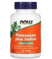 Калій плюс Йод NOW Potassium plus Iodine таблетки №180