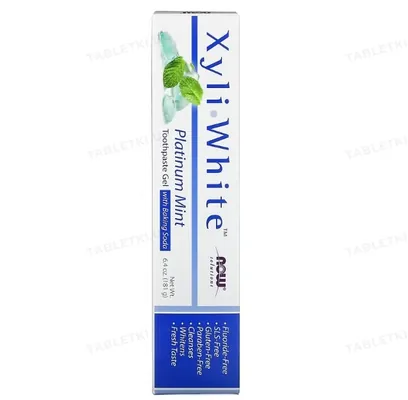 Зубна гель-паста Now Solutions Xyli White Platinum Mint with