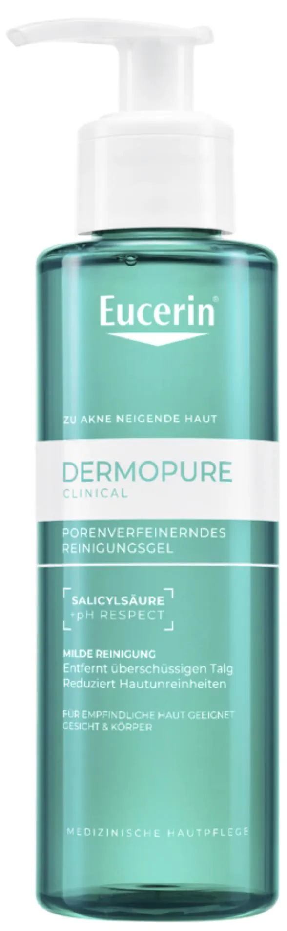 Гель для вмивання Eucerin DermoPure Clinical делікатний очищувальний для проблемної шкіри (88970), 200 мл