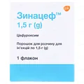Зинацеф порошок для р-ну д/ін. по 1500 мг №1 у флак.