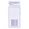 Аримідекс таблетки, в/плів. обол. по 1 мг №28 (14х2)
