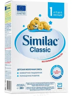 Суміш суха молочна Similac Classic 1, для дітей від народження, 300 г