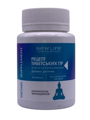 Рецепт тибетських гір New Life таблетки №60