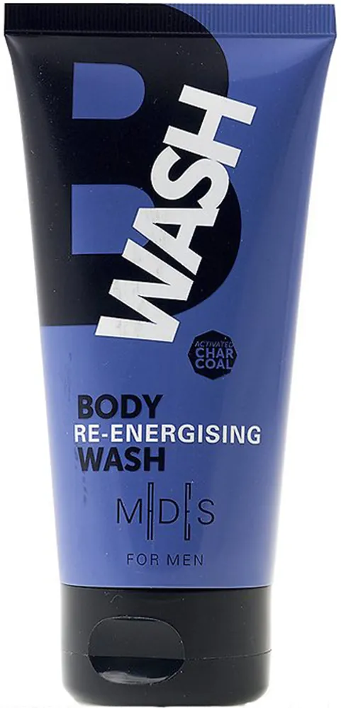 Гель для душу Mades Cosmetics For Men з активованим бамбуковим вугіллям, 150 мл