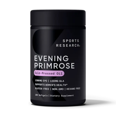 Примула вечірня Sports Research Evening Primrose Oil 1300 мг, 120 капсул