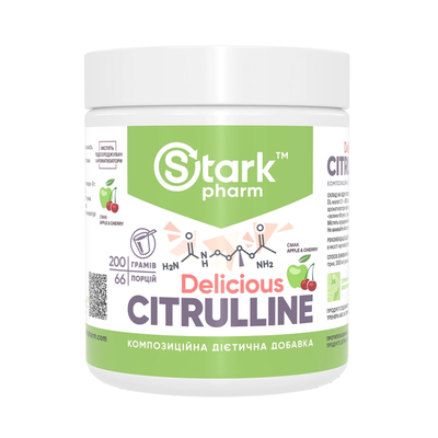 Цитрулін Stark Pharm Citrulline Malate смак вишня яблуко, 200 г